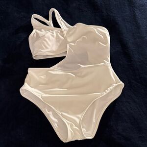 Adore Me white One Piece Swimsuit